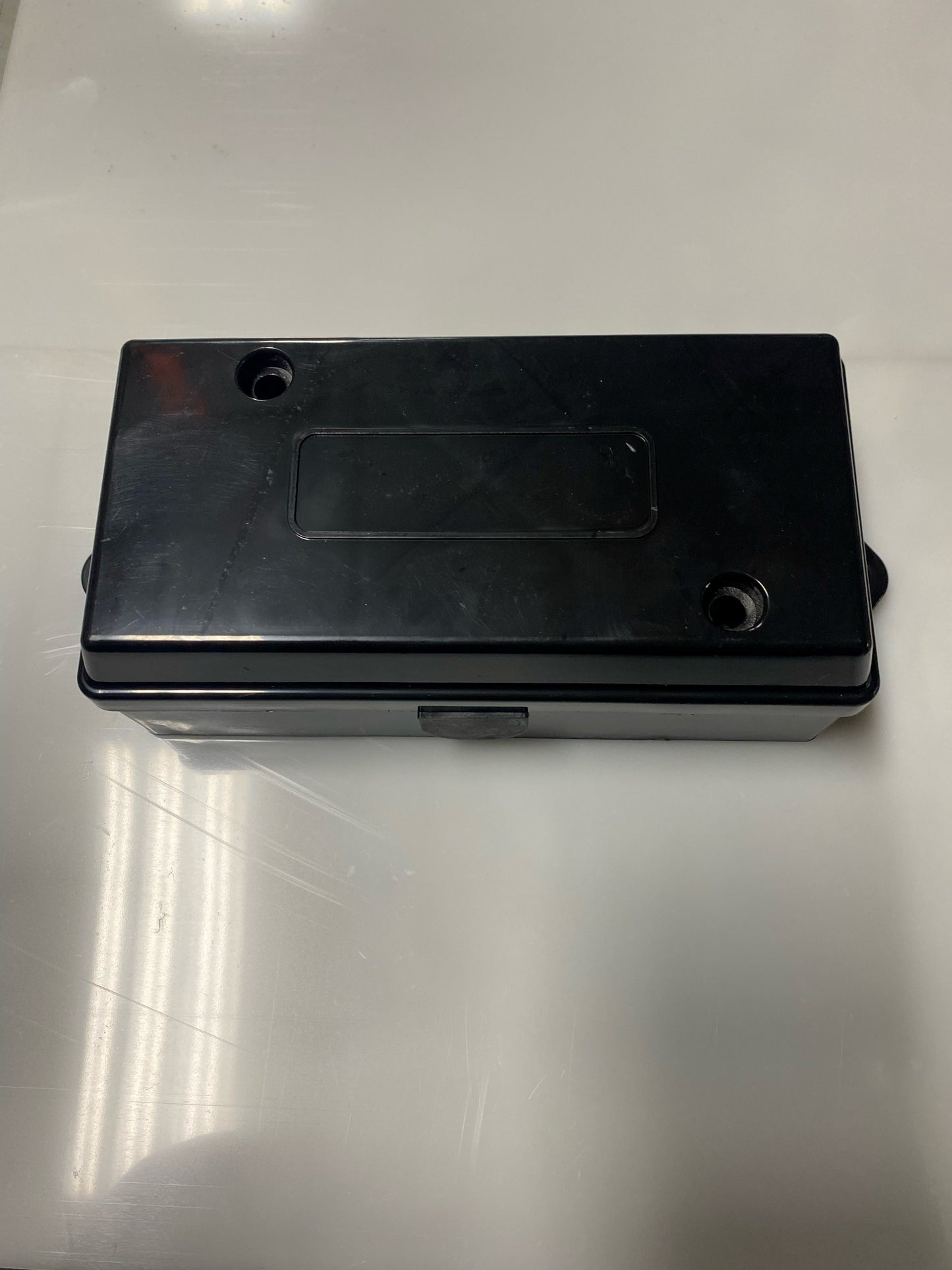 Junction Box- Black Plastic 7 way Junction Box-
