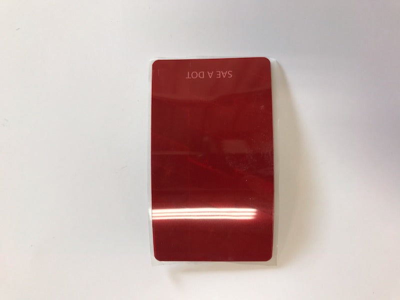 Reflector, Red Stick-On 2x3.5 in.